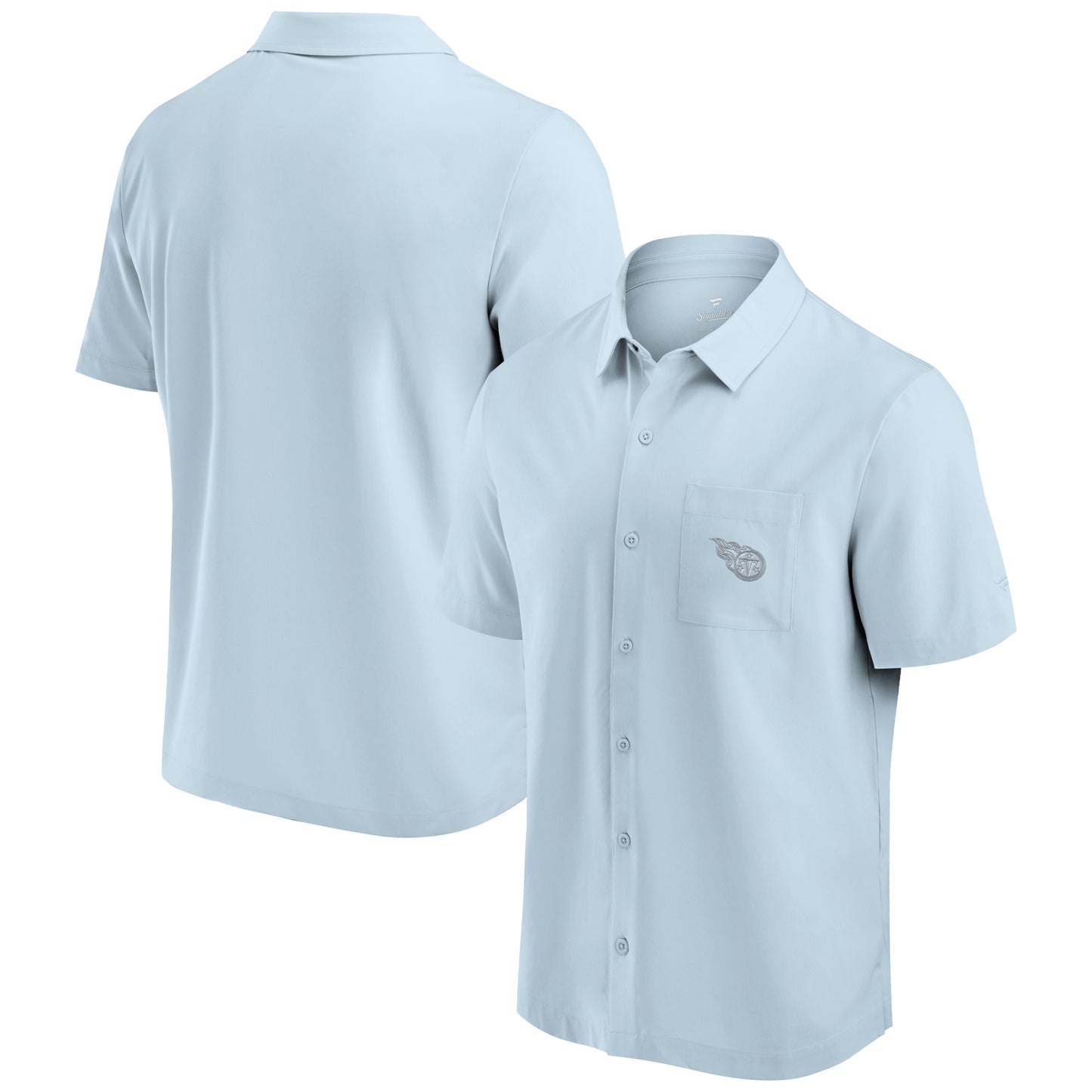 Men's Fanatics Light Blue Tennessee Titans Front Office Button-Up Shirt