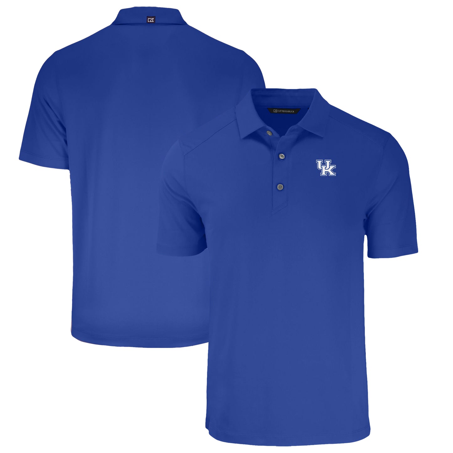 Men's Cutter & Buck Royal Kentucky Wildcats Big & Tall Forge Eco Stretch Recycled Polo