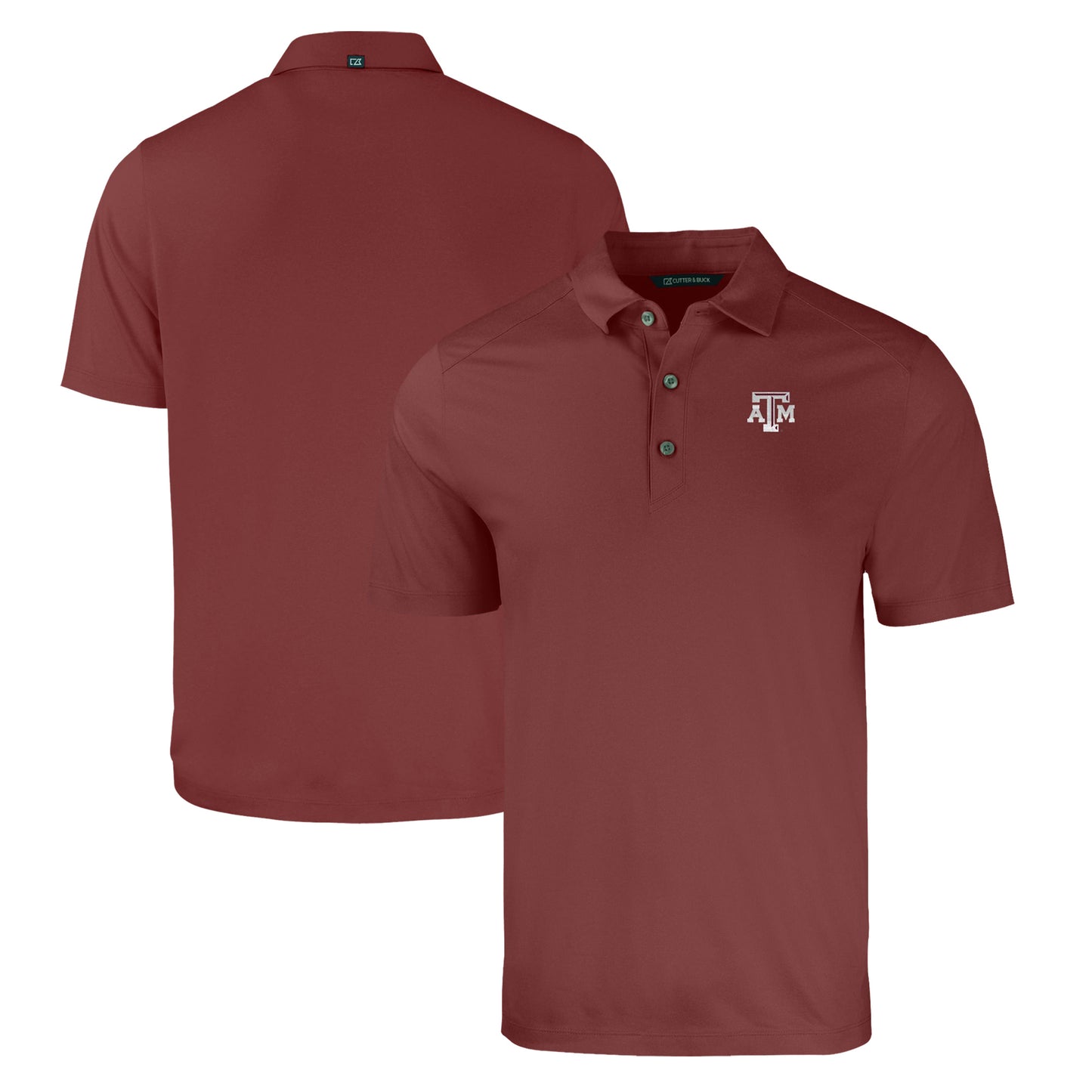 Men's Cutter & Buck Heather Maroon Texas A&M Aggies Big & Tall Forge Eco Stretch Recycled Polo