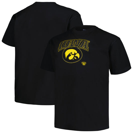 Men's Profile Black Iowa Hawkeyes Big & Tall Pop T-Shirt