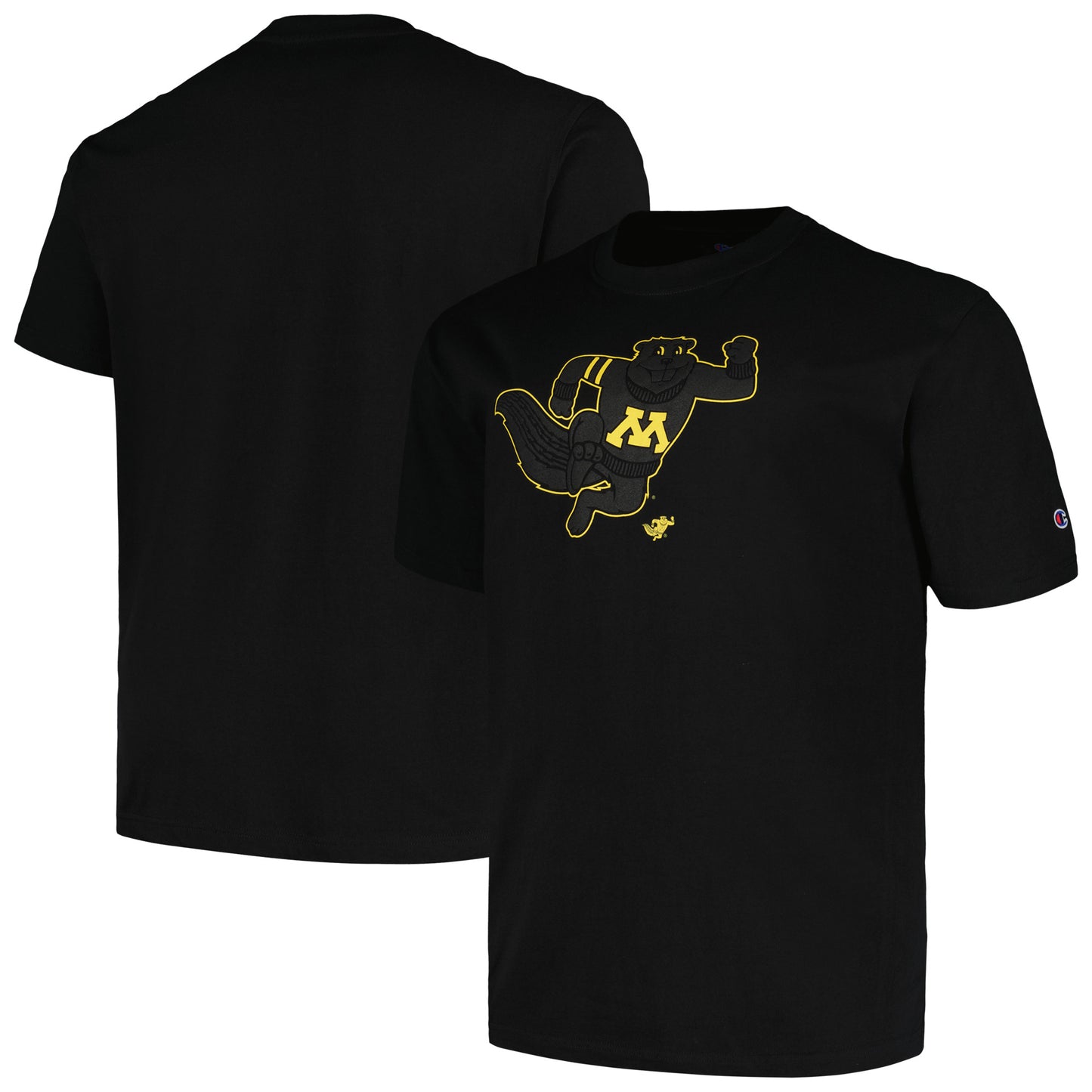 Men's Profile Black Minnesota Golden Gophers Big & Tall Pop T-Shirt