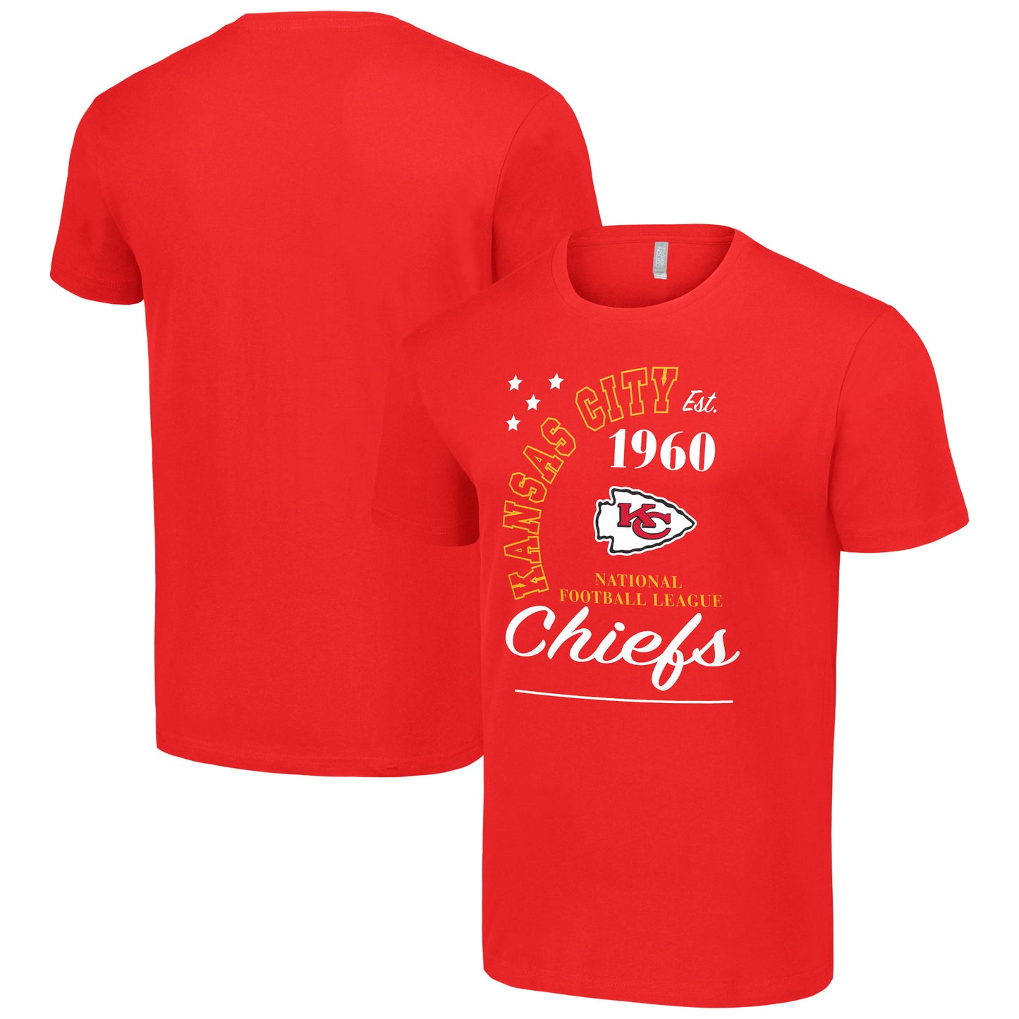 Men's Starter  Red Kansas City Chiefs City Arch Team T-Shirt