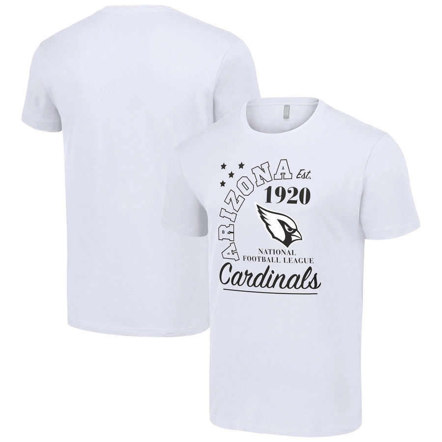Men's Starter  White Arizona Cardinals City Arch Team T-Shirt