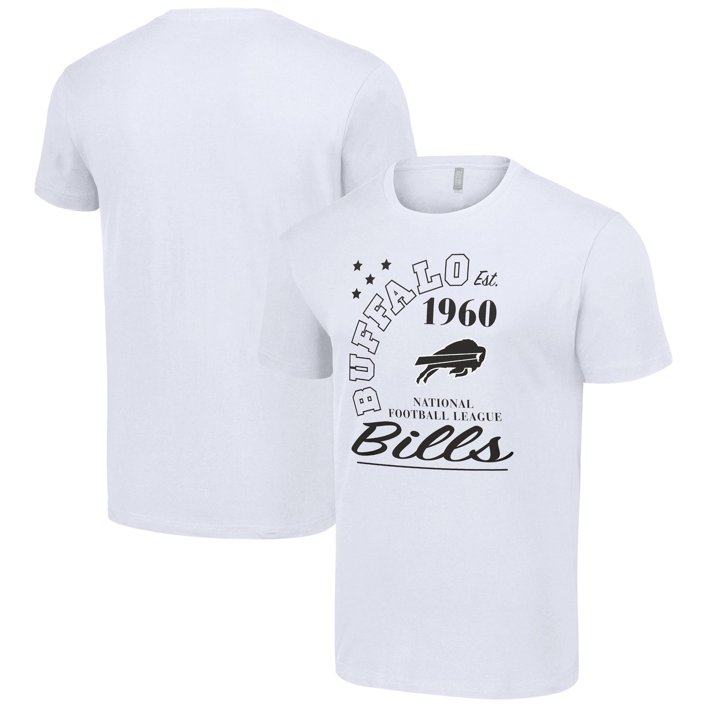 Men's Starter  White Buffalo Bills City Arch Team T-Shirt