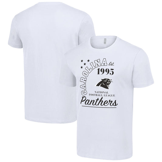 Men's Starter  White Carolina Panthers City Arch Team T-Shirt