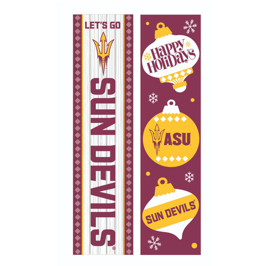 Arizona State Sun Devils 47" Double Sided Christmas Leaner Fan Sign