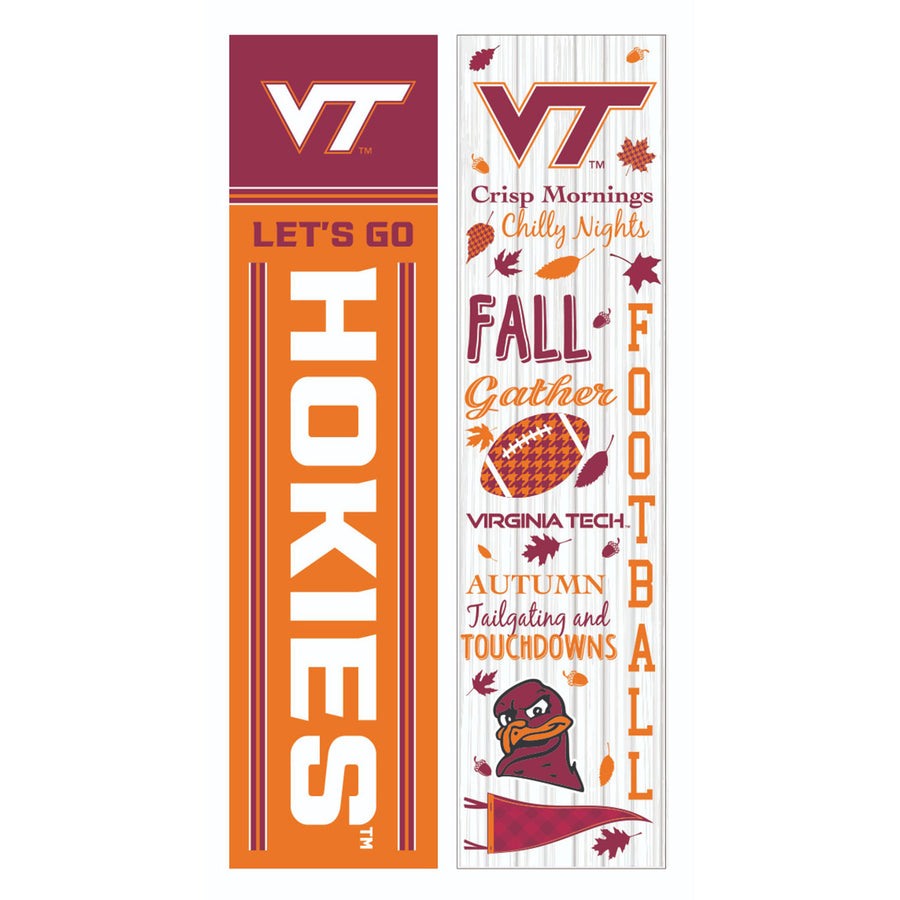 Virginia Tech Hokies 47" Double Sided Fall Leaner Fan Sign