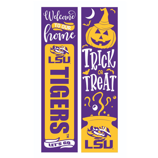 LSU Tigers 47" Double Sided Halloween Leaner Fan Sign