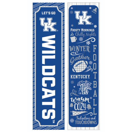 Kentucky Wildcats 47" Double Sided Winter Leaner Fan Sign