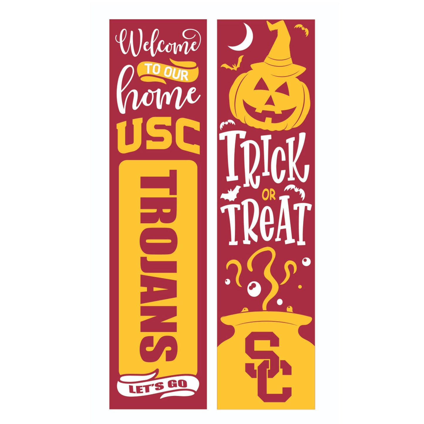 USC Trojans 47" Double Sided Halloween Leaner Fan Sign