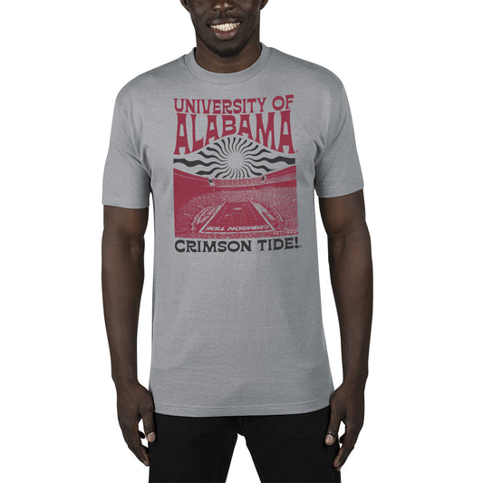 Men's Uscape Apparel Gray Alabama Crimson Tide Sustainable Renew T-Shirt