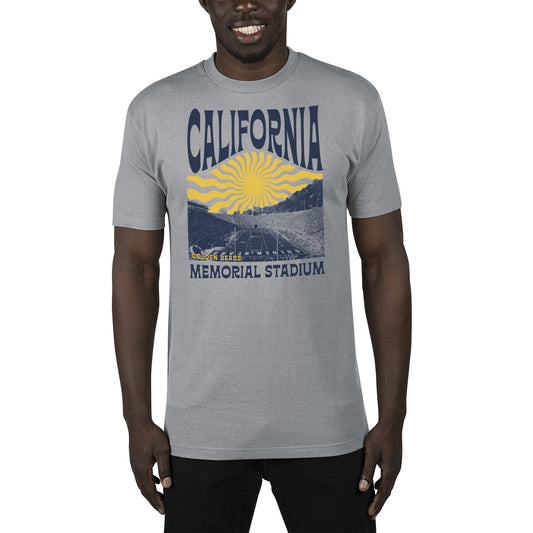 Men's Uscape Apparel Gray Cal Bears Sustainable Renew T-Shirt