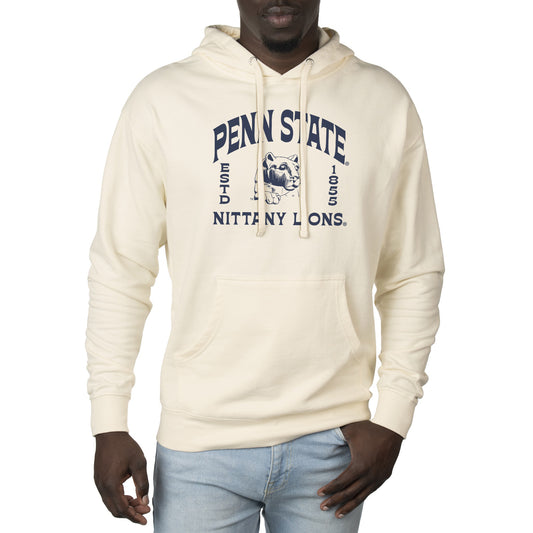 Men's Uscape Apparel Cream Penn State Nittany Lions Standard Pullover Hoodie