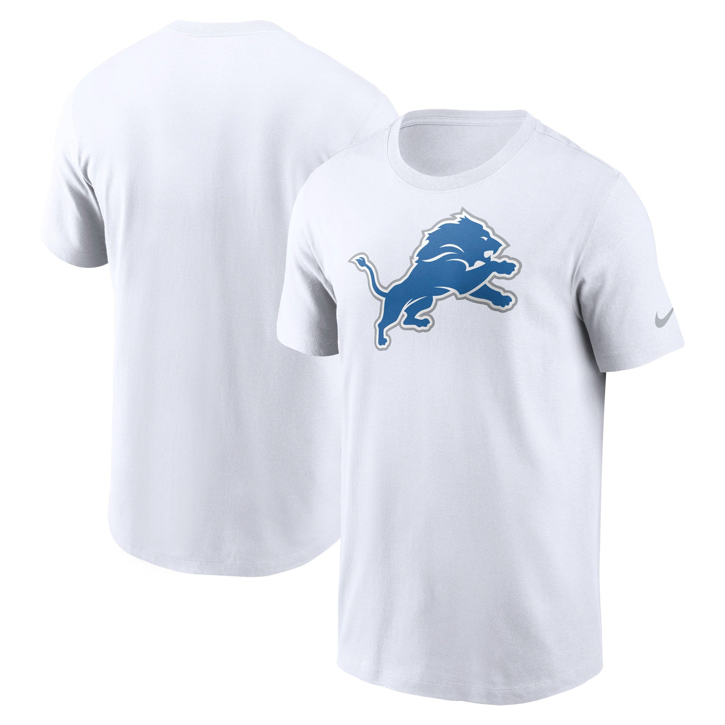 Men's Nike White Detroit Lions Primary Logo T-Shirt