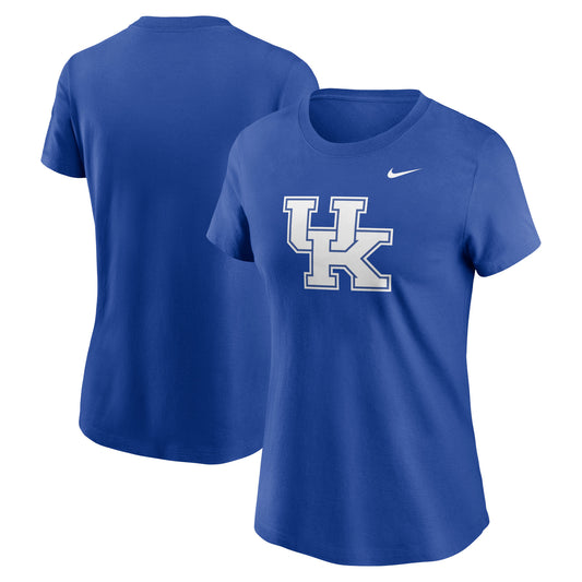 Women's Nike Royal Kentucky Wildcats Primetime Evergreen Logo T-Shirt