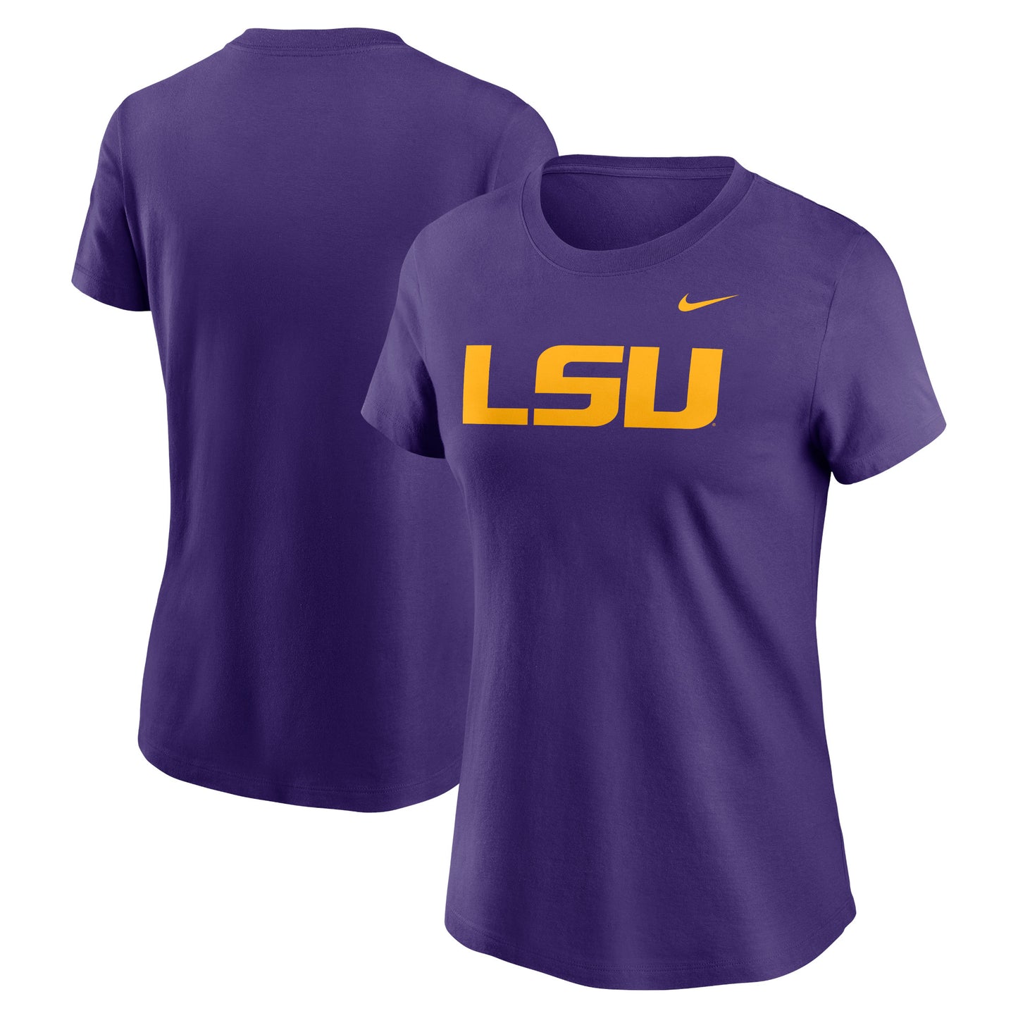 Women's Nike Purple LSU Tigers Primetime Evergreen Logo T-Shirt