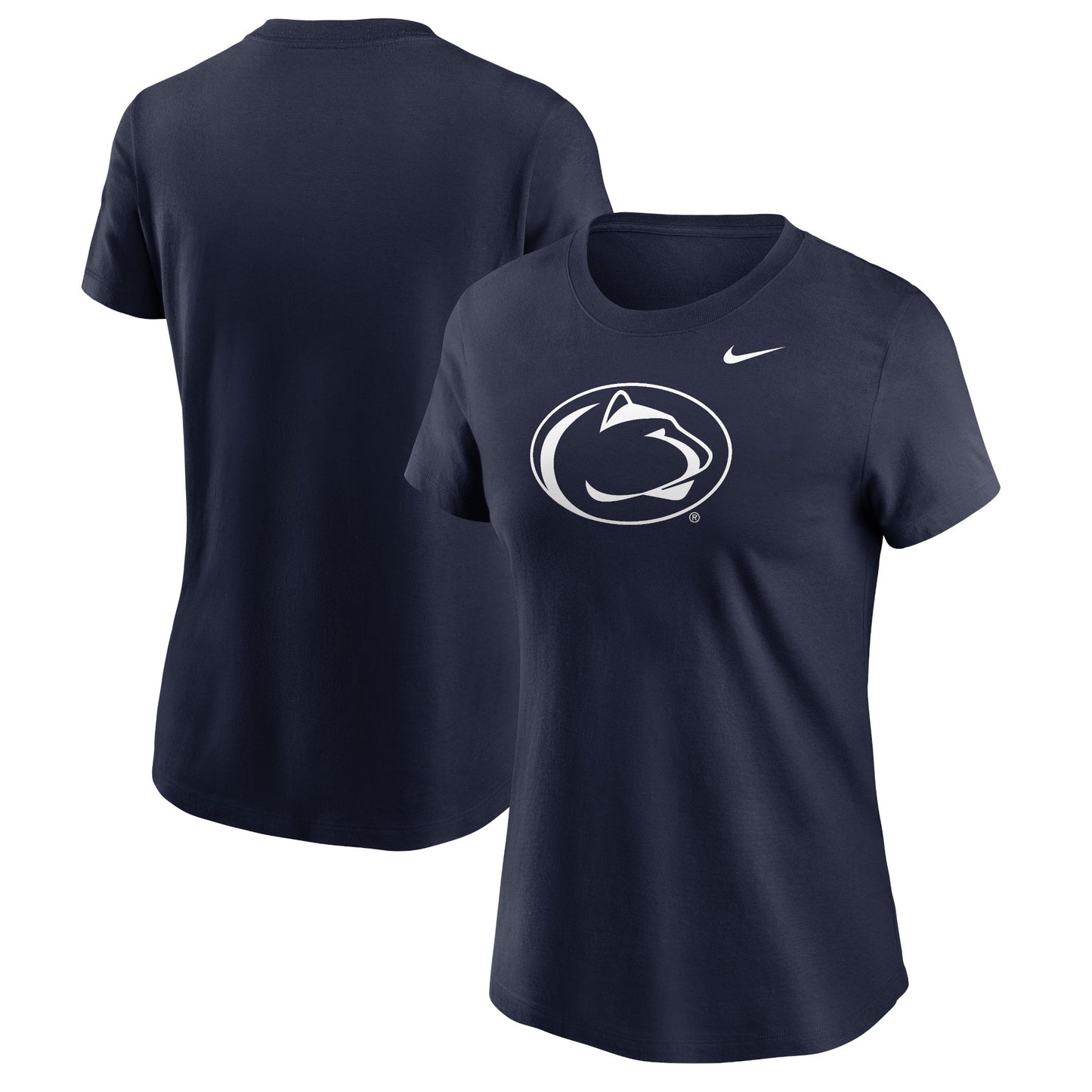 Women's Nike Navy Penn State Nittany Lions Primetime Evergreen Logo T-Shirt