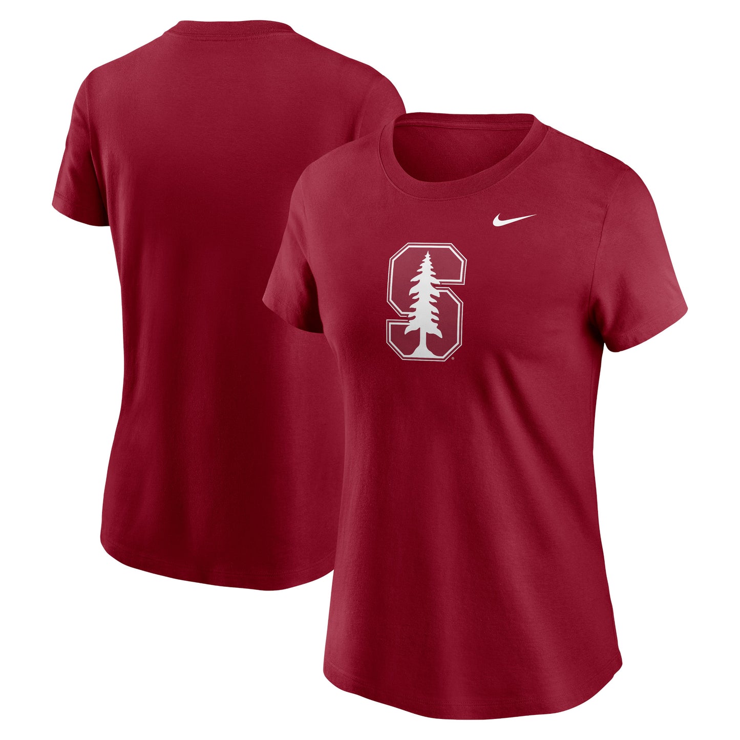 Women's Nike Cardinal Stanford Cardinal Primetime Evergreen Logo T-Shirt