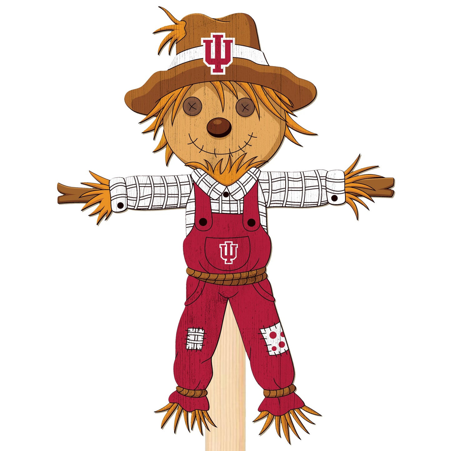Indiana Hoosiers 12" Scarecrow Yard Stake