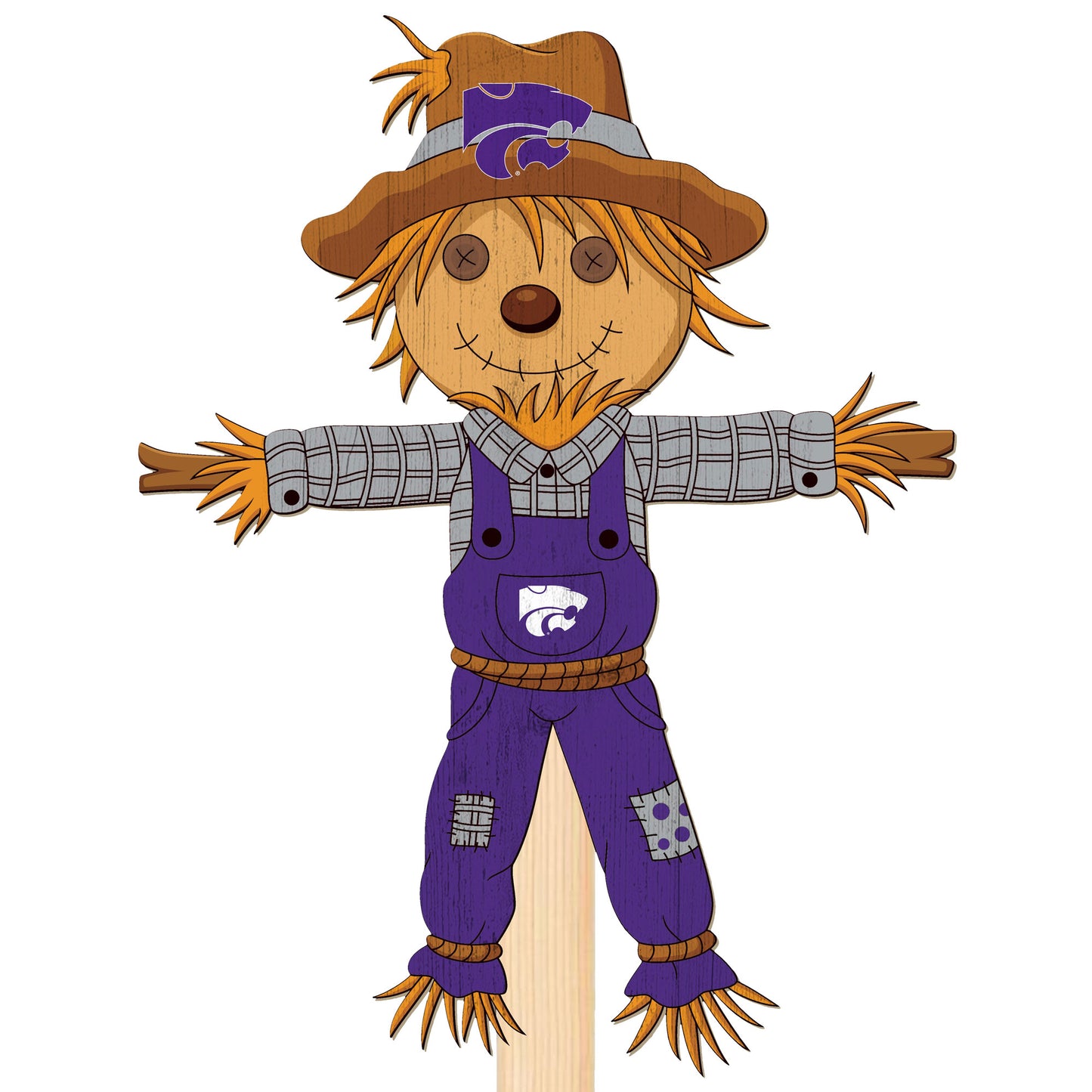 Kansas State Wildcats 12" Scarecrow Yard Stake