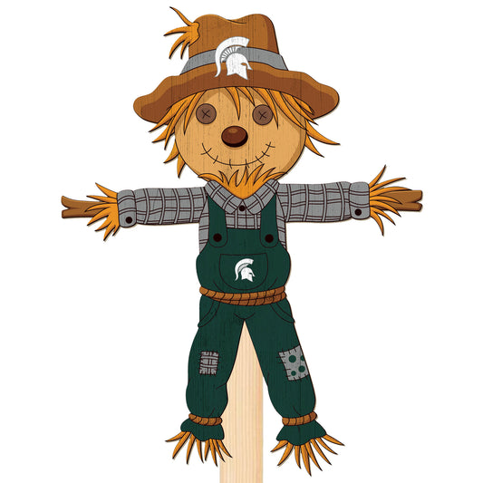 Michigan State Spartans 12" Scarecrow Yard Stake