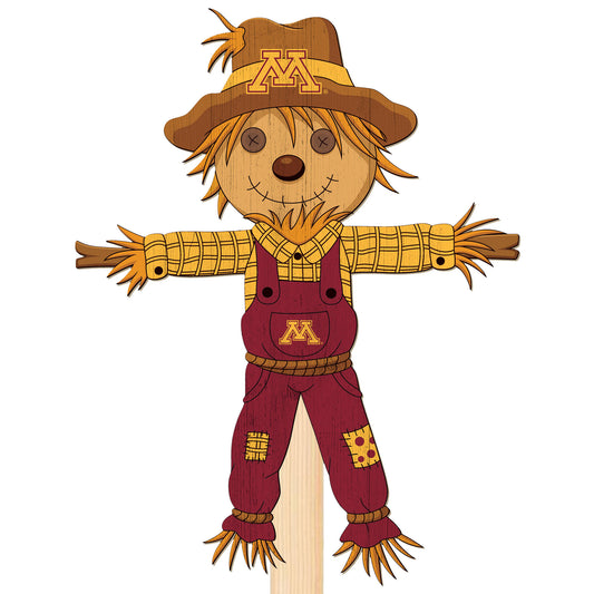 Minnesota Golden Gophers 12" Scarecrow Yard Stake