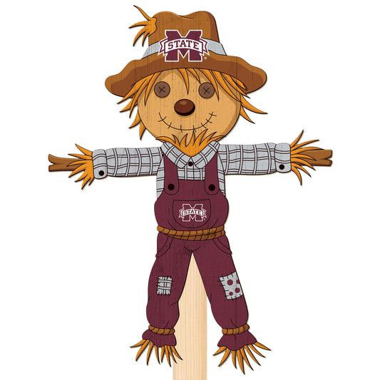 Mississippi State Bulldogs 12" Scarecrow Yard Stake