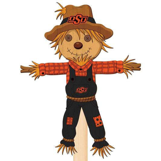 Oklahoma State Cowboys 12" Scarecrow Yard Stake