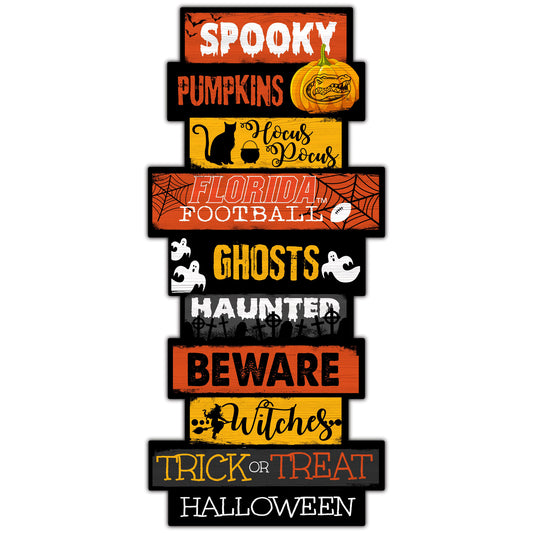 Florida Gators 24'' Halloween Celebration Stack Sign