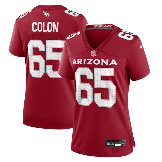 Women's Nike Trystan Colon  Cardinal Arizona Cardinals Team Game Jersey