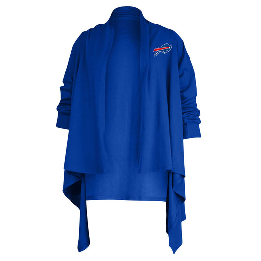 Women's Kiya Tomlin Royal Buffalo Bills Mini Duster Cardigan