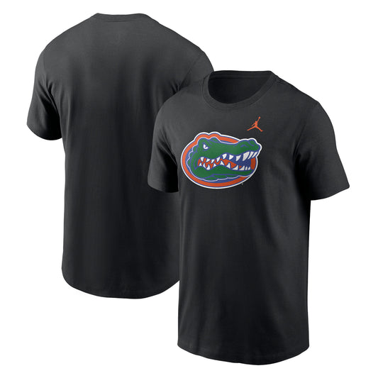 Men's Jordan Brand Black Florida Gators Primetime Evergreen Logo T-Shirt