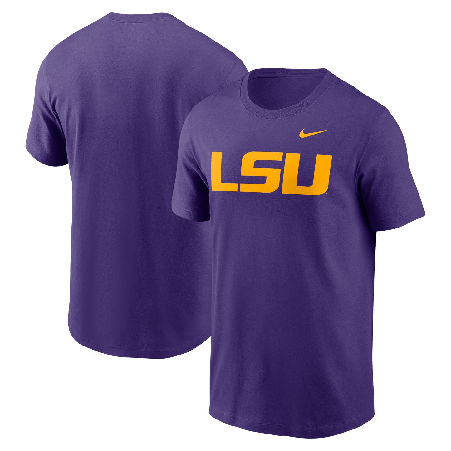 Men's Nike Purple LSU Tigers Primetime Evergreen Logo T-Shirt