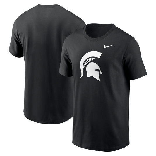 Men's Nike Black Michigan State Spartans Primetime Evergreen Logo T-Shirt