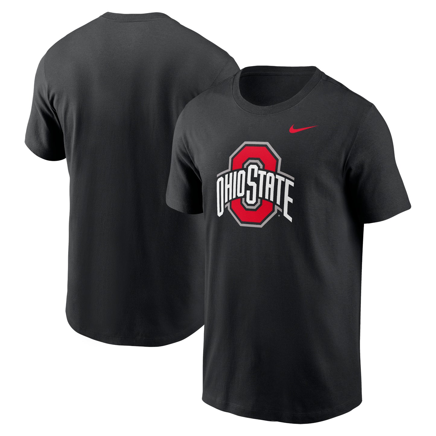 Men's Nike Black Ohio State Buckeyes Primetime Evergreen Logo T-Shirt