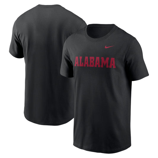 Men's Nike Black Alabama Crimson Tide Primetime Evergreen Wordmark T-Shirt