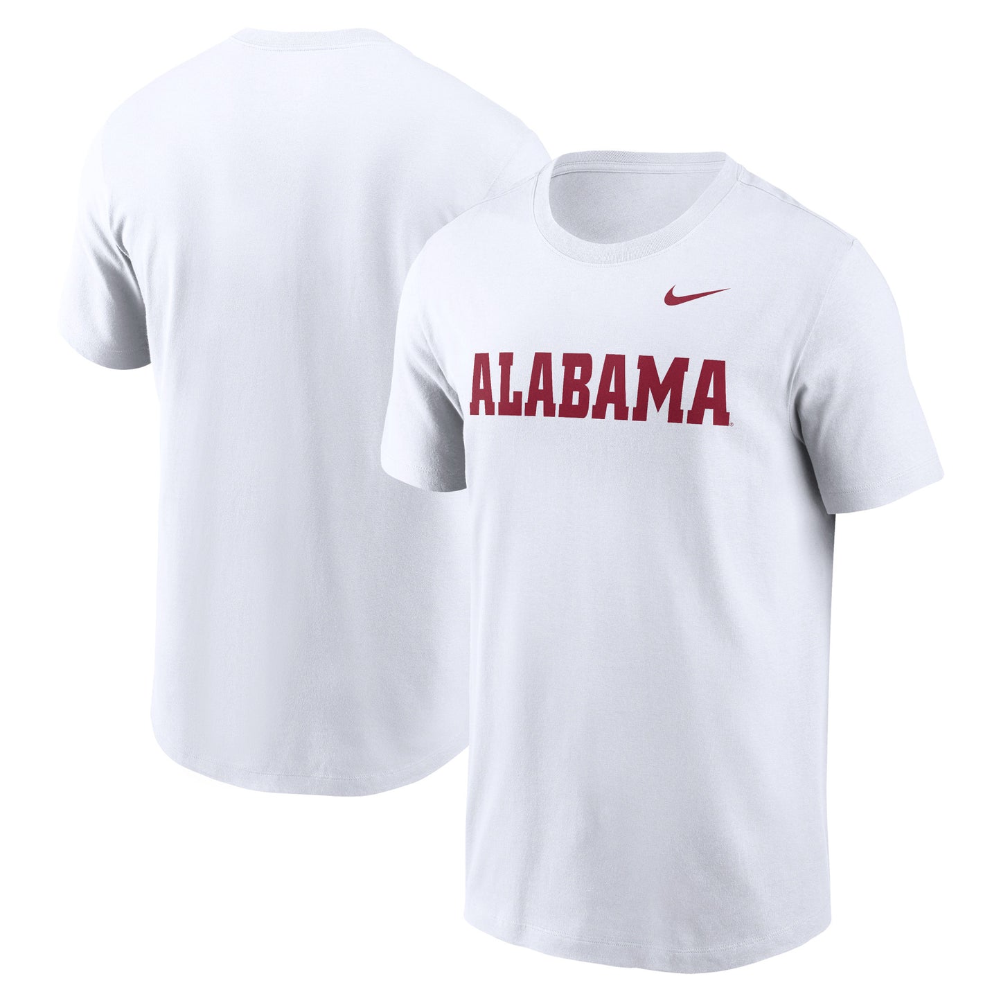 Men's Nike White Alabama Crimson Tide Primetime Evergreen Wordmark T-Shirt