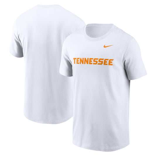 Men's Nike White Tennessee Volunteers Primetime Evergreen Wordmark T-Shirt