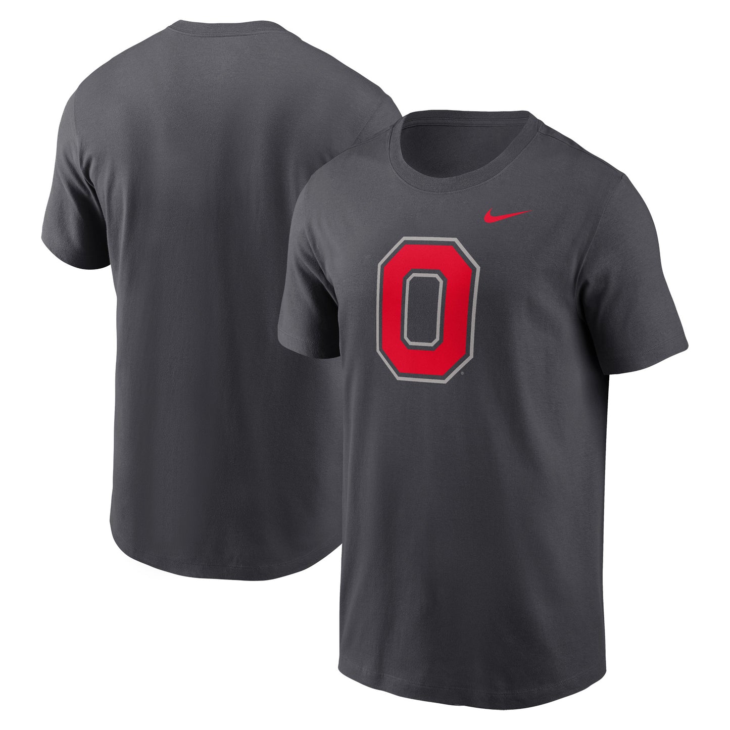 Men's Nike Anthracite Ohio State Buckeyes Primetime Evergreen Alternate Logo T-Shirt