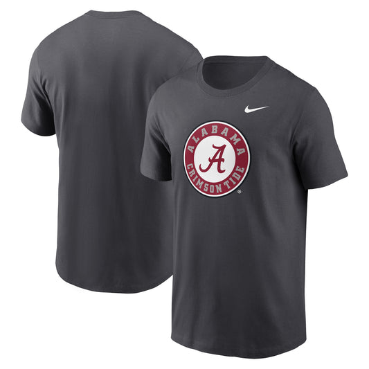 Men's Nike Anthracite Alabama Crimson Tide Primetime Evergreen Alternate Logo T-Shirt