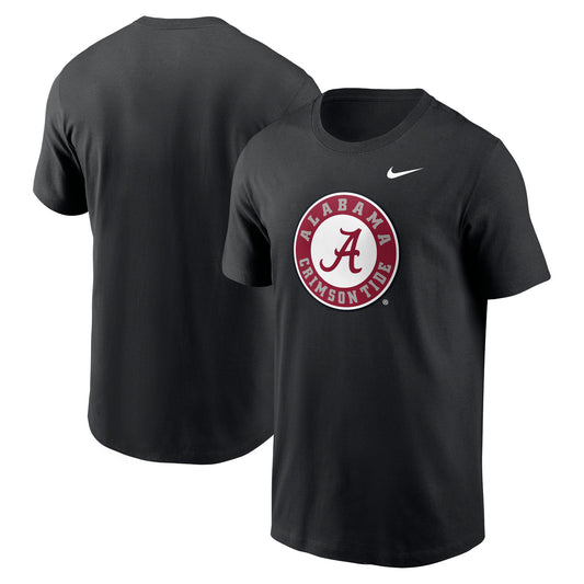 Men's Nike Black Alabama Crimson Tide Primetime Evergreen Alternate Logo T-Shirt