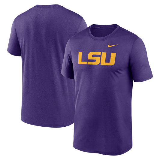 Men's Nike Purple LSU Tigers Primetime Legend Logo T-Shirt