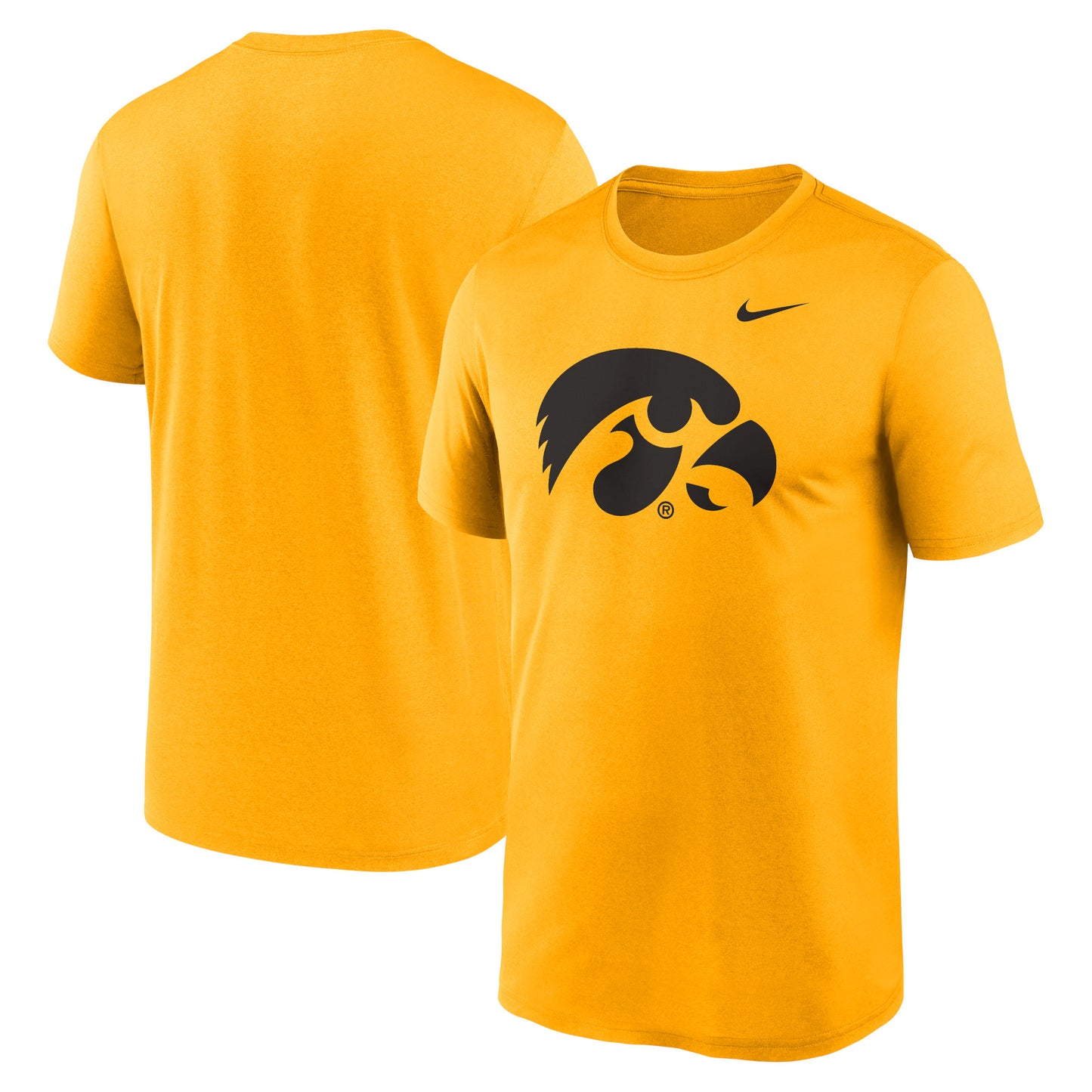 Men's Nike Gold Iowa Hawkeyes Primetime Legend Logo T-Shirt