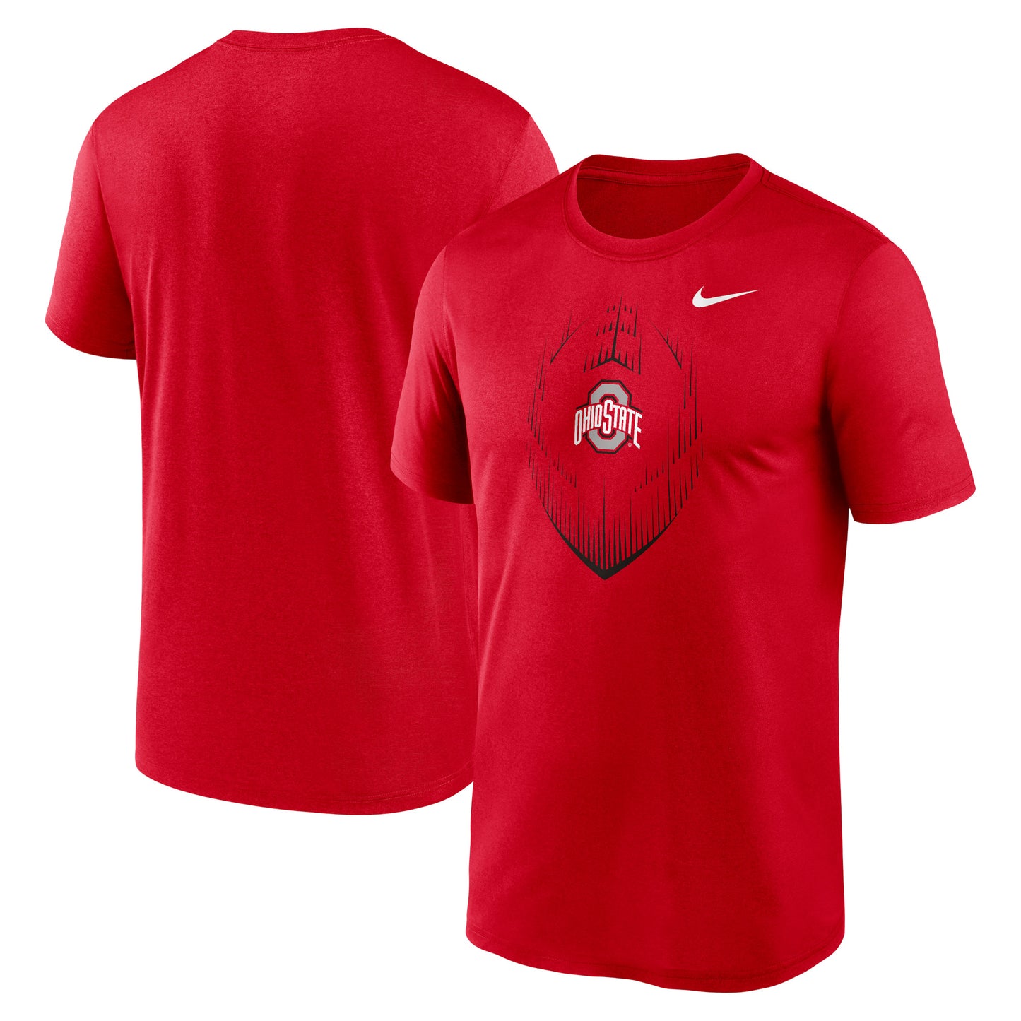 Men's Nike Scarlet Ohio State Buckeyes Primetime Legend Icon Performance T-Shirt