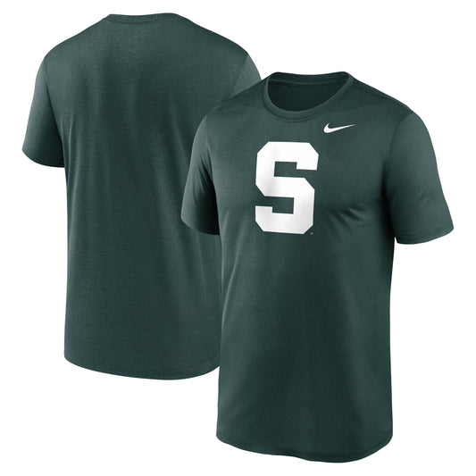 Men's Nike Green Michigan State Spartans Primetime Legend Alternate Logo T-Shirt