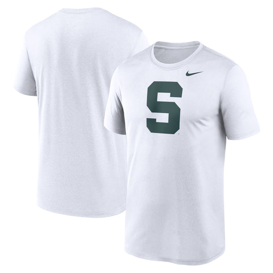 Men's Nike White Michigan State Spartans Primetime Legend Alternate Logo T-Shirt