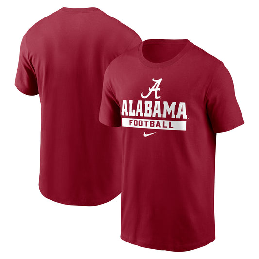 Men's Nike Crimson Alabama Crimson Tide Football T-Shirt