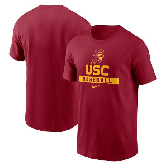 Men's Nike Cardinal USC Trojans Baseball T-Shirt