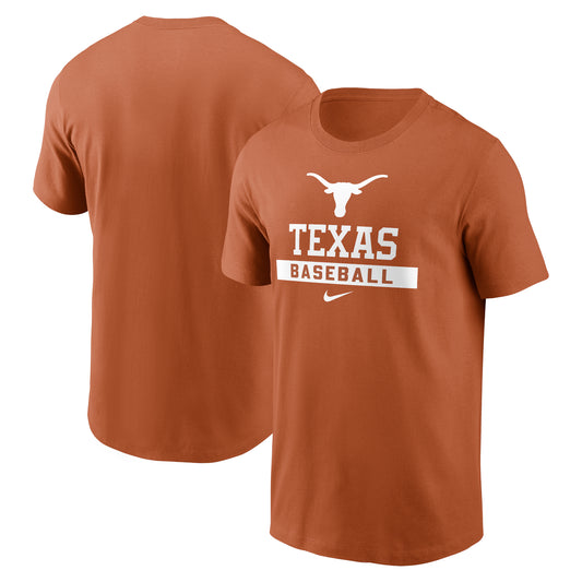 Men's Nike Texas Orange Texas Longhorns Baseball T-Shirt