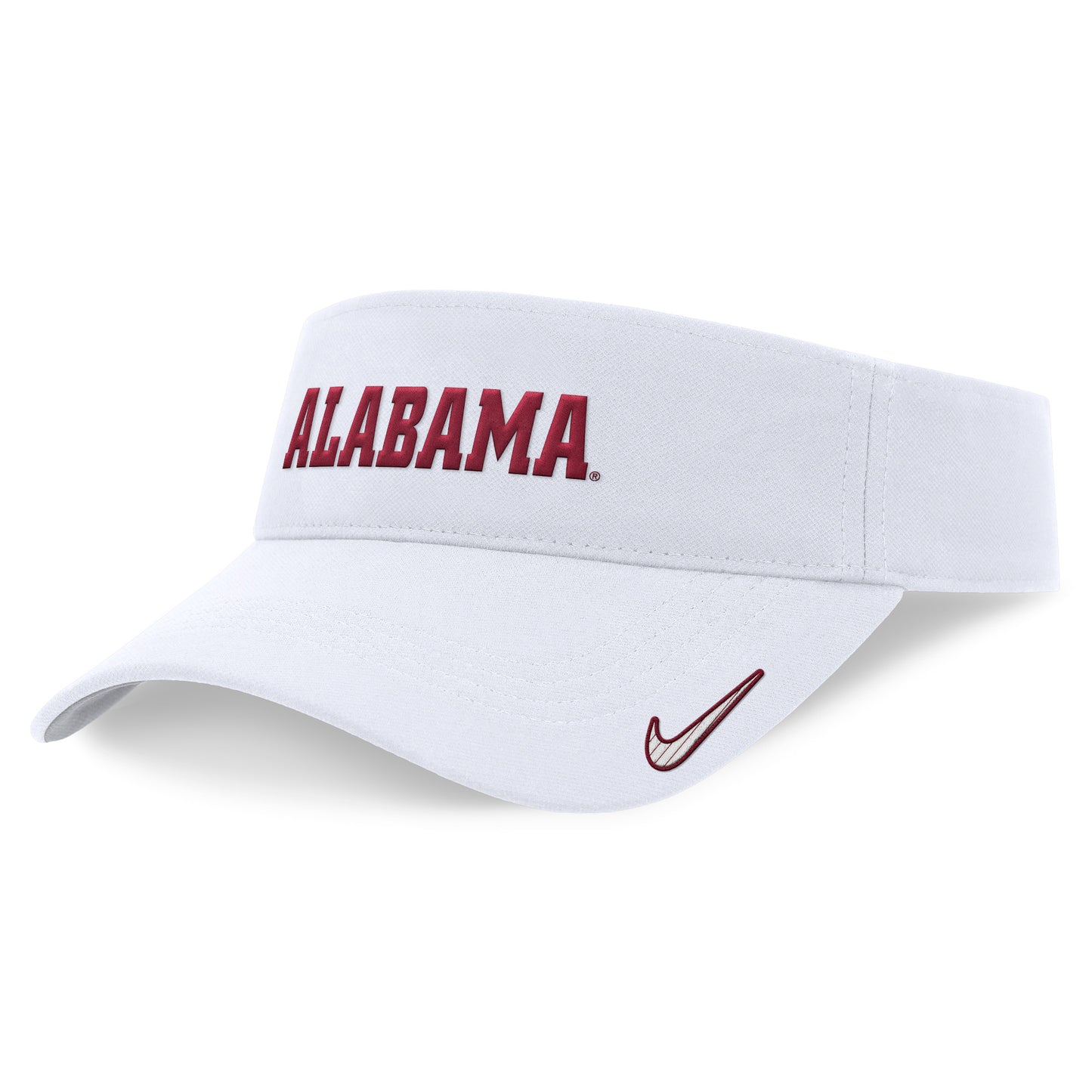 Unisex Nike White Alabama Crimson Tide 2024 Sideline Fit Ace Visor